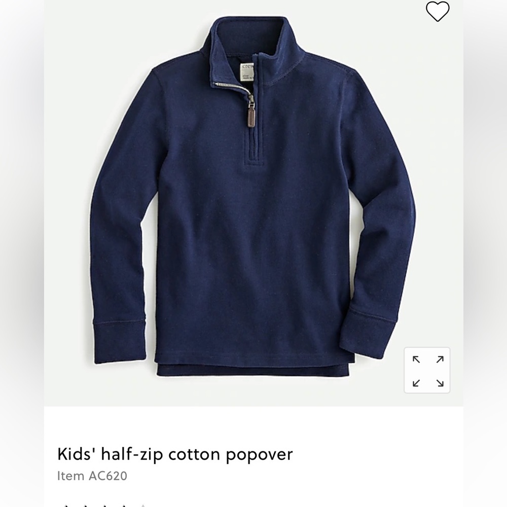 Jcrew boys blue pullover